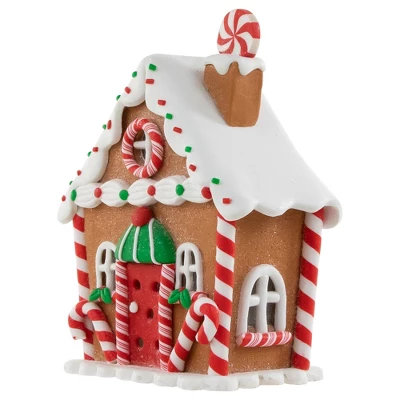 Northlight 5.25" LED Lighted Gingerbread Candy House Christmas Decoration 5 Northlight 5.25" LED Lighted Gingerbread Candy House Christmas Decoration - Image 3