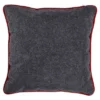 11.5"x11.5" Merry Christmas Square Throw Pillow Gray - Pillow Perfect