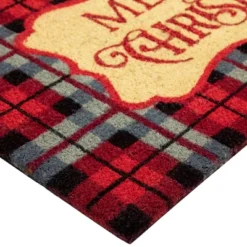 Northlight Red And Black Plaid "Merry Christmas" Rectangular Doormat 18" X 30" 11 Northlight Red And Black Plaid "Merry Christmas" Rectangular Doormat 18" X 30" -Christmas Decorations GUEST 0865a06a 4592 48c1 ab97 6214b9e015f1