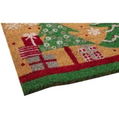 Juvale Christmas Tree Coir Welcome Door Mat Front Doormat Non Slip Rugs For Indoor Outdoor Entrance Holiday Xmas Decorations, 17 X 30 In -Christmas Decorations GUEST 0bd10422 e261 4921 9e71 06b9e87d6a0c