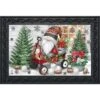 Wagon Gnome Winter Christmas Doormat 30" X 18" Indoor Outdoor Briarwood Lane -Christmas Decorations GUEST 0de7bc1a e955 4df7 ac61 f85fe35e9bee