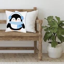 Big Dot Of Happiness Winter Penguins - Holiday And Christmas Party Home Decorative Canvas Cushion Case - Throw Pillow Cover - 16 X 16 Inches 9 Big Dot Of Happiness Winter Penguins - Holiday And Christmas Party Home Decorative Canvas Cushion Case - Throw Pillow Cover - 16 X 16 Inches -Christmas Decorations GUEST 1267420f 2908 4f75 b217 b86d8c607011