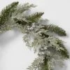 22" Glittered Cedar Artificial Christmas Wreath With Metallic Silver Berries - Wondershop™ -Christmas Decorations GUEST 1408129e 8a11 40d3 b4a5 14d92a5759a4