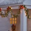 18' Pre-Lit Artificial Pine Bough Christmas Garland Green With Clear Lights - Wondershop™ -Christmas Decorations GUEST 17fe53a5 65a8 499d b329 b64754fcd1d8