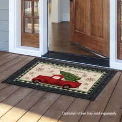 Merry Christmas Pickup Truck Doormat Indoor Outdoor 30" X 18" Briarwood Lane -Christmas Decorations GUEST 1b1ac327 a38a 4e8b a8d5 77d985c20e66