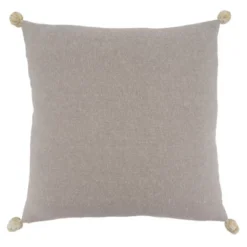 Saro Lifestyle Christmas Tree Pillow - Poly Filled, 18" Square, Natural