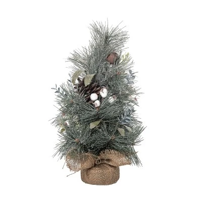 Transpac Artificial 12 In. Green Christmas Mixed Greenery Tree With Rustic Bells 3 Transpac Artificial 12 In. Green Christmas Mixed Greenery Tree With Rustic Bells