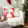 Juvale 6 Pack Holiday Throw Pillow Covers, Merry Christmas, Happy New Year, Seasons Tidings, 18x18 -Christmas Decorations GUEST 24aa7232 d384 4bf1 828b df199911e4d9