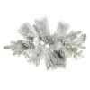 Transpac Artificial 26 In. Green Christmas Frosted Artificial Centerpiece -Christmas Decorations GUEST 26f40496 e65f 401e a0ca 8aa55e2d9092