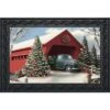 Briarwood Lane Snow Covered Bridge Christmas Doormat Pickup Indoor / Outdoor 30" X 18" -Christmas Decorations GUEST 2b46d00e aca2 477a a1c6 38ac3242c306
