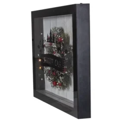 Northlight 14" Black Framed 3D "Merry Christmas" LED Christmas Box Decor 8 Northlight 14" Black Framed 3D "Merry Christmas" LED Christmas Box Decor -Christmas Decorations GUEST 2c363739 9cda 4a0e 90da f55218b5187c