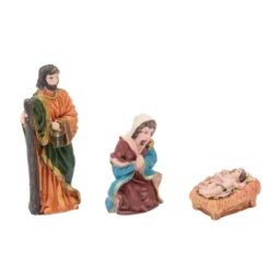 Bright Creations 10 Piece Mini Nativity Scene Figurine Set, Religious Christmas Decorations -Christmas Decorations GUEST 2e78b10d 22f1 426b b14b 21cf377e1654