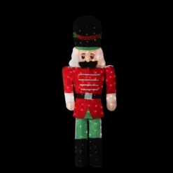 Northlight 6' Pre-Lit Candy Cane Lane 2-D Toy Soldier Christmas Outdoor Decor