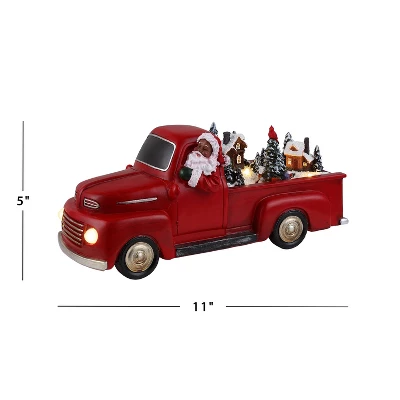 Mr. Christmas Santa In Truck Animated Musical Christmas Decoration - 10.5" 4 Mr. Christmas Santa In Truck Animated Musical Christmas Decoration - 10.5" - Image 2