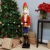 Sunnydaze Decor Sunnydaze Arnold The Strong Indoor Decorative Traditional Christmas Wooden Nutcracker Statue, 48-Inch -Christmas Decorations GUEST 3425ea86 a07e 41c3 b32e 668783a4fbe2