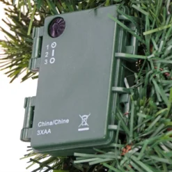 National Tree Company First Traditions Pre-Lit Christmas Evergeen Wreath With Pinecones And Berries, Warm White LED Lights, Battery Operated, 24 In -Christmas Decorations GUEST 356efa58 c260 4caf 9439 8593cd776d30