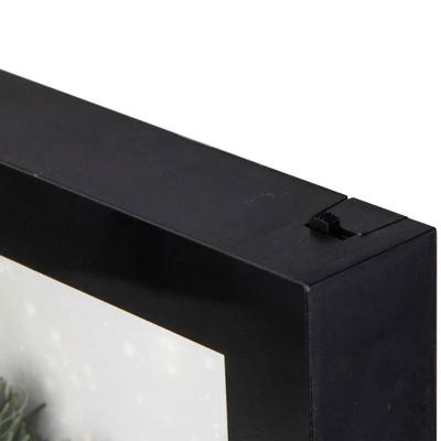 Northlight 14" Black Framed 3D "Baby It's Cold Outside" Christmas LED Decor Box 6 Northlight 14" Black Framed 3D "Baby It's Cold Outside" Christmas LED Decor Box - Image 4