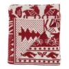 50"x60" Reindeer And Christmas Tree Knit Throw Blanket Red - Saro Lifestyle -Christmas Decorations GUEST 384e2cba c4df 443d b587 9a073d70bef2