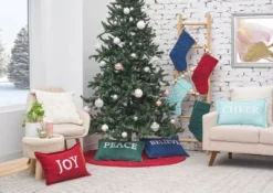 C&F Home Christmas Jolly Solid Typographical Decorative Throw Pillows -Christmas Decorations GUEST 3db3998c b745 4501 b5a0 9e3edf8fb782