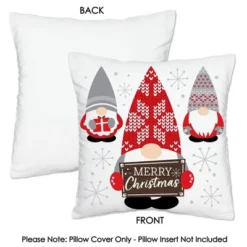 Big Dot Of Happiness Christmas Gnomes - Holiday Party Home Decorative Canvas Cushion Case - Throw Pillow Cover - 16 X 16 Inches 12 Big Dot Of Happiness Christmas Gnomes - Holiday Party Home Decorative Canvas Cushion Case - Throw Pillow Cover - 16 X 16 Inches -Christmas Decorations GUEST 3db6ebd9 04d8 4bc9 93d0 8b502a2d3652