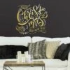 Merry Christmas Quote Peel And Stick Giant Wall Decal With Metallic Ink Gold - RoomMates -Christmas Decorations GUEST 3e6ccf22 e9c1 4dcd 9de3 cc91f37db2ae