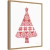 16" X 20" Nordic Holiday Christmas Tree By Beth Grove Framed Canvas Wall Art - Amanti Art -Christmas Decorations GUEST 3eab471e 2adb 493b b586 767a87fcd9cb