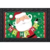 Santa Ho Ho Ho Christmas Doormat Holiday Indoor Outdoor 30" X 18" Briarwood Lane -Christmas Decorations GUEST 3ffb8786 f939 4f05 9a93 abe57737c55f