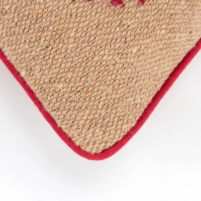 14"x26" Oversized Christmas Ornaments Polyester Filled Throw Pillow Light Brown - Rizzy Home 4 14"x26" Oversized Christmas Ornaments Polyester Filled Throw Pillow Light Brown - Rizzy Home - Image 2