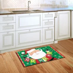 Santa Ho Ho Ho Christmas Doormat Holiday Indoor Outdoor 30" X 18" Briarwood Lane -Christmas Decorations GUEST 4e9b1ad0 fadf 449a 9723 dc0584d7e07e