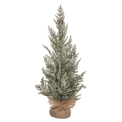 Transpac Artificial 24 In. Multicolor Christmas Relaxed Leaf Tree 3 Transpac Artificial 24 In. Multicolor Christmas Relaxed Leaf Tree