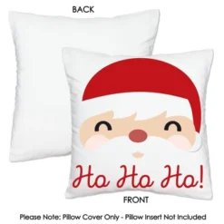 Big Dot Of Happiness Jolly Santa Claus - Christmas Party Home Decorative Canvas Cushion Case - Throw Pillow Cover - 16 X 16 Inches 12 Big Dot Of Happiness Jolly Santa Claus - Christmas Party Home Decorative Canvas Cushion Case - Throw Pillow Cover - 16 X 16 Inches -Christmas Decorations GUEST 56a43927 29bd 4322 bf10 8237eeb13836