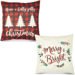 Farmlyn Creek 6 Pack Red Plaid Christmas Throw Pillow Covers Case 18 X 18 Inch 12 Farmlyn Creek 6 Pack Red Plaid Christmas Throw Pillow Covers Case 18 X 18 Inch -Christmas Decorations GUEST 58f4467c 7344 4a7e abbb f8c0540df32d
