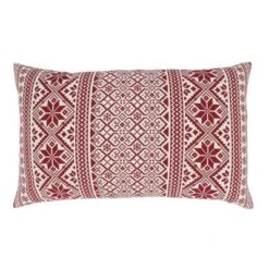 Saro Lifestyle Seasonal Spirit Christmas Pattern Throw Pillow Cover -Christmas Decorations GUEST 5c292fb3 2602 4ea7 add4 fe92001894cd