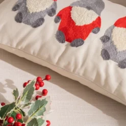 12"x20" Oversize Christmas Elves Applique Embroidered Lumbar Throw Pillow Ivory - Evergrace 11 12"x20" Oversize Christmas Elves Applique Embroidered Lumbar Throw Pillow Ivory - Evergrace -Christmas Decorations GUEST 5c626082 ee9d 4305 b617 3bc86908715e