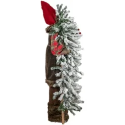 Northlight 48" Santa Claus With Artificial Flocked Alpine Tree Christmas Figure -Christmas Decorations GUEST 60c8b386 e294 40e0 af97 ac39964339f1