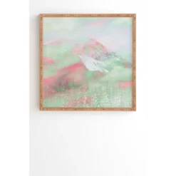 Caleb Troy Banff Painted Christmas Bamboo Framed Wall Art - Deny Designs -Christmas Decorations GUEST 68aad92d 0228 404f b234 5803d10b406f