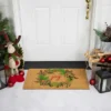 Northlight Natural Coir "Joy" Wreath Christmas Doormat 18" X 30" -Christmas Decorations GUEST 6a180fe6 c878 4478 8c48 1d8041be3c83