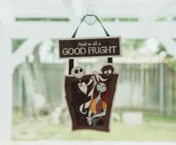 Silver Buffalo Disney Nightmare Before Christmas "Good Fright" 2-Piece Hanging Sign Wall Art 11 Silver Buffalo Disney Nightmare Before Christmas "Good Fright" 2-Piece Hanging Sign Wall Art -Christmas Decorations GUEST 6c832c05 14e7 4569 8d7a 9b52d8370771