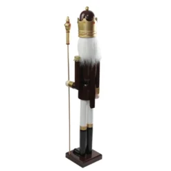 Northlight 48" Burgundy And White Wooden Christmas Nutcracker King With Scepter 11 Northlight 48" Burgundy And White Wooden Christmas Nutcracker King With Scepter -Christmas Decorations GUEST 6e646cd1 dccd 4bb5 9879 4c8b61a30879