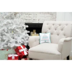 C&F Home 10" X 10" Coastal Tree Embroidered Christmas Holiday Throw Pillow -Christmas Decorations GUEST 6f1017dd b4e7 4c7c ab81 3945ef3e1fc4