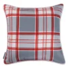 18"x18" 'Merry Christmas' Plaid Square Throw Pillow Gray/Red/White - Pillow Perfect 2 18"x18" 'Merry Christmas' Plaid Square Throw Pillow Gray/Red/White - Pillow Perfect -Christmas Decorations GUEST 6f734d0d 44c2 41a6 ada3 2c2e4dd577cf