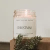 Sweet Water Decor Christmas 9oz Clear Jar Soy Candle -Christmas Decorations GUEST 72b32f0b eadb 4900 af89 911ccc308764