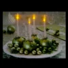 Northlight LED Lighted Sparkling Ornament Centerpiece Christmas Canvas Wall Art 11.75" X 15.75"