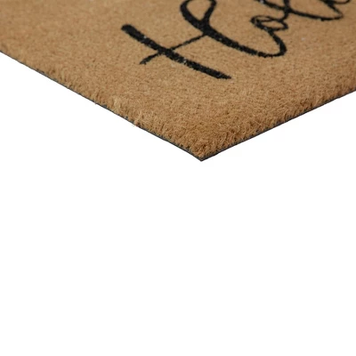 Northlight Natural Coir "Happy Holidays" Christmas Doormat 18" X 30" 5 Northlight Natural Coir "Happy Holidays" Christmas Doormat 18" X 30" - Image 3