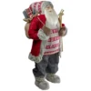 Northlight 4' Standing Santa Christmas Figure With Skis And Fur Boots -Christmas Decorations GUEST 82d668f4 c902 4f2b 819e 10b30931c583