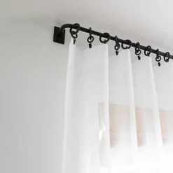 Ninola Design Christmas Trees Simply Modern Single Panel Sheer Window Curtain - Deny Designs -Christmas Decorations GUEST 82e773e7 c29c 449e aac7 7d38e37007d6 1