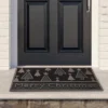 Northlight Black And Gold Merry Christmas Doormat 18" X 30" -Christmas Decorations GUEST 8903b7f5 f233 4975 bd36 10a379c47f7e
