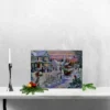 Northlight LED Lighted Fiber Optic Snowy Christmas Village Canvas Wall Art 11.75" X 15.75" -Christmas Decorations GUEST 8ae1773f da9e 45a6 b80d b68c2fbf9c9f