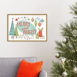 23" X 16" Merry And Bright Christmas Tree By Janelle Penner Framed Canvas Wall Art - Amanti Art 11 23" X 16" Merry And Bright Christmas Tree By Janelle Penner Framed Canvas Wall Art - Amanti Art -Christmas Decorations GUEST 8c49ea0b 2a1c 42c7 b909 decb7f80f604
