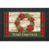Poinsettia Wreath Christmas Doormat Plaid Indoor Outdoor 30" X 18" Briarwood Lane 1 Poinsettia Wreath Christmas Doormat Plaid Indoor Outdoor 30" X 18" Briarwood Lane -Christmas Decorations GUEST 8e9078db 33c2 476e 8375 d512bdf58510